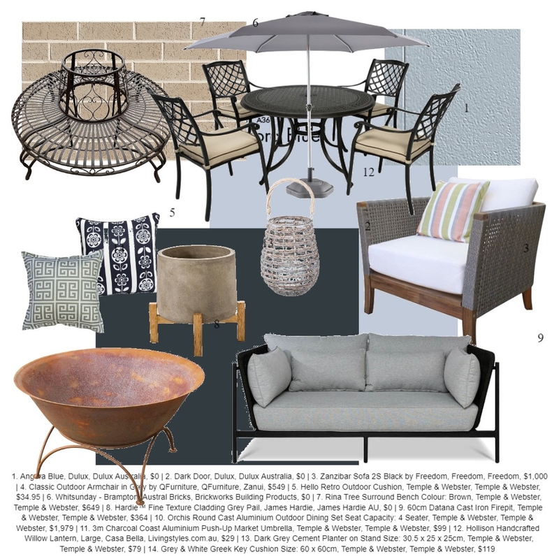 Miners Cottage - Exterior Mood Board by k3po@gmx.com on Style Sourcebook