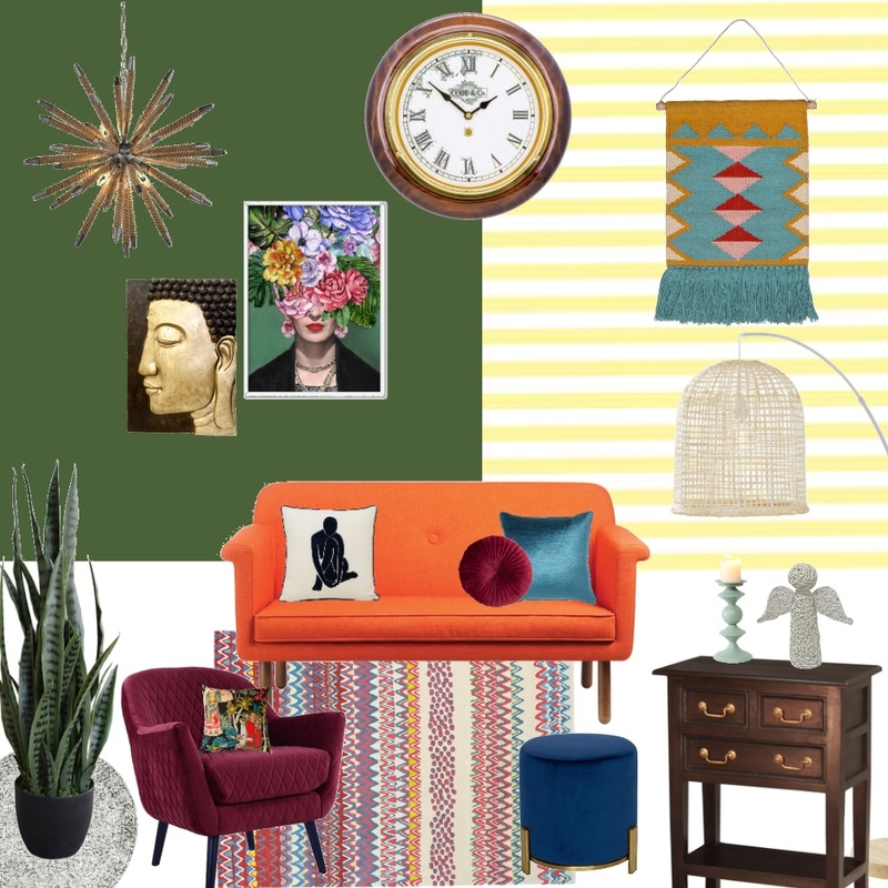 Retro Mood Board by MLoaiza on Style Sourcebook