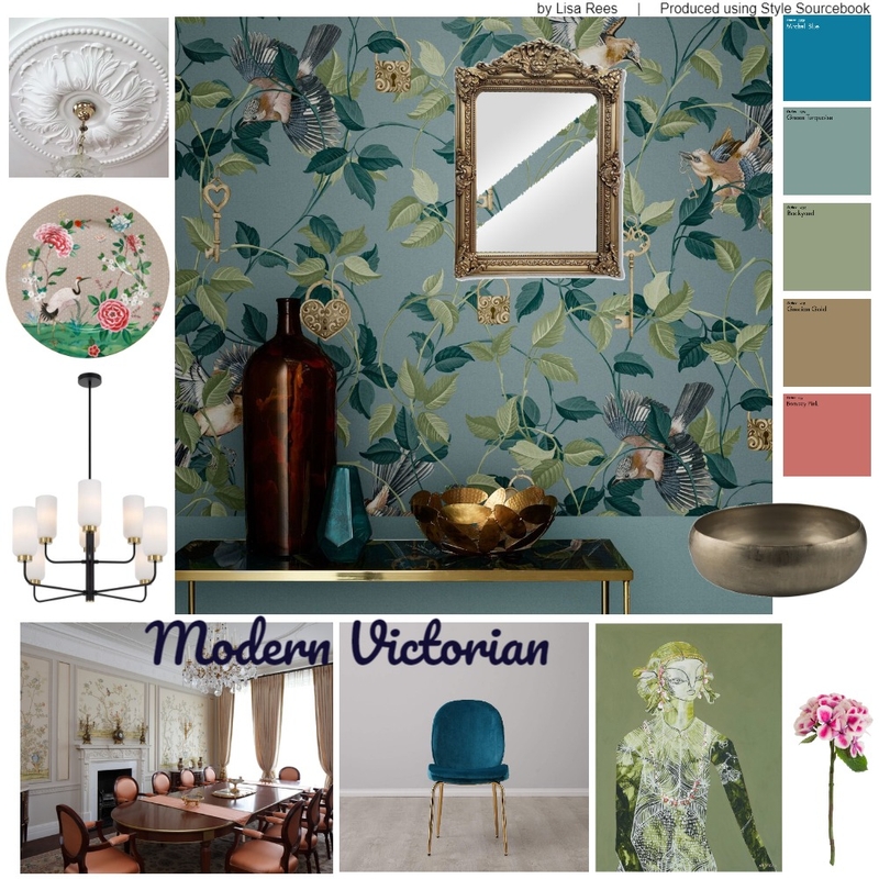 Modern Victorian Mood Board by LJ Rees Interiors on Style Sourcebook