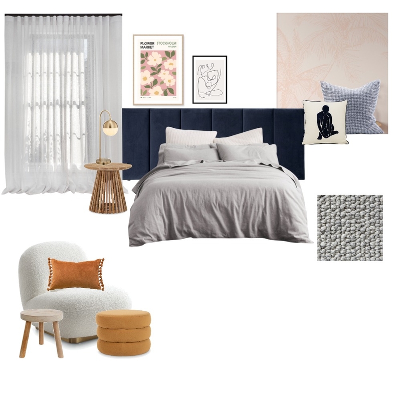 guest room - Module 6 Mood Board by Sarah.currie on Style Sourcebook