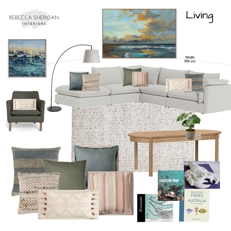 Living Mood Board by Sheridan Interiors on Style Sourcebook