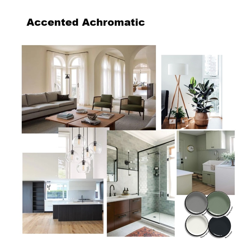 Accented Achromatic Mood Board by Desiree Freeman on Style Sourcebook