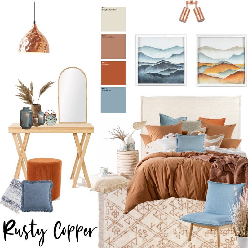 ochre bedroom Mood Board by Lucey Lane Interiors on Style Sourcebook