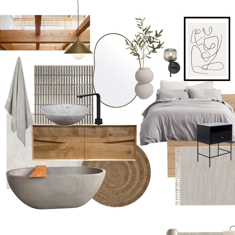 DS3 Japandi Mood Board by Cailin.f on Style Sourcebook