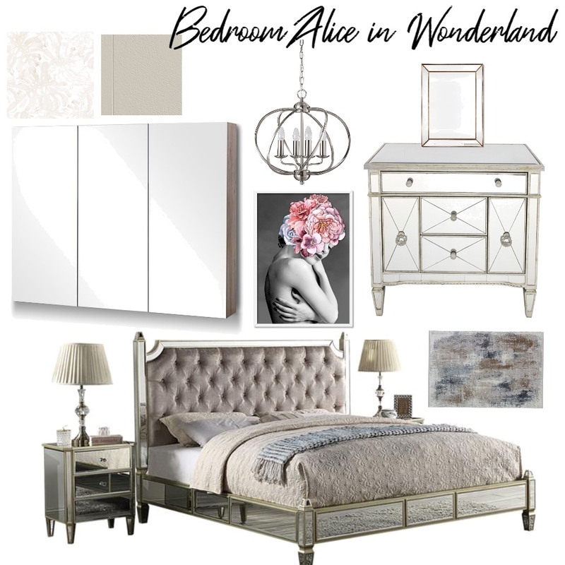 Alice in Wonderland Bedroom Mood Board by Hearthfire Designs on Style Sourcebook