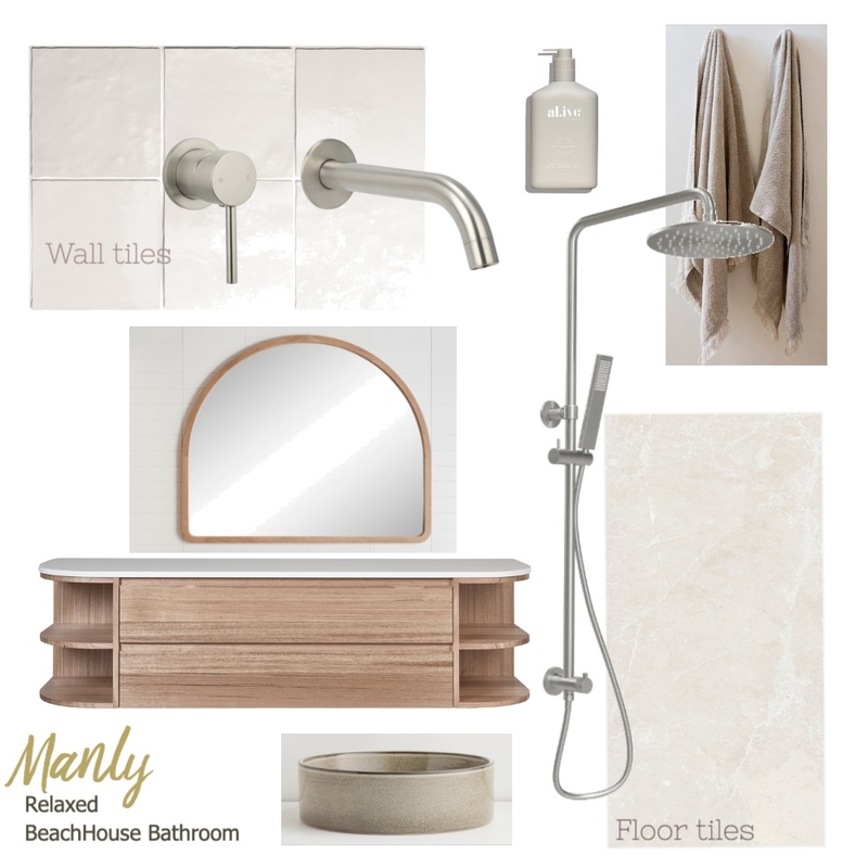 Manly Apartment BeachHouse Bathroom Ensuite Mood Board by Banksia Lane Homes on Style Sourcebook