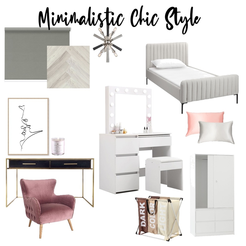 Minimalistic Chic Style Mood Board by rubinapetrosyann@gmail.com on Style Sourcebook
