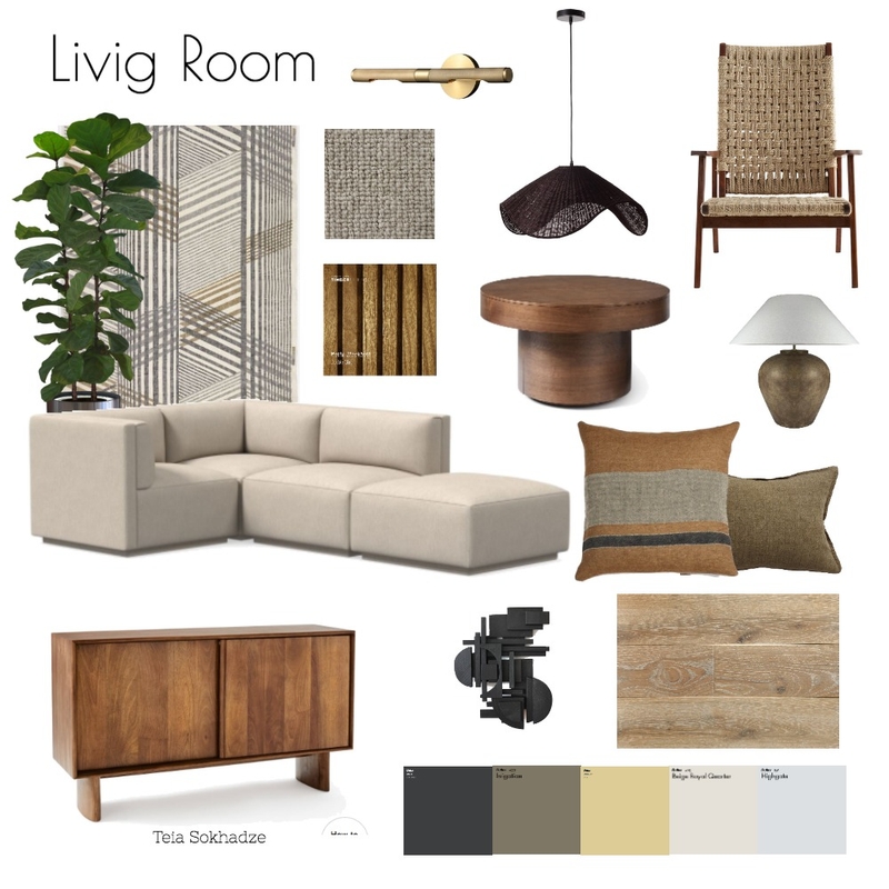 Japandy living room Mood Board by Teia S on Style Sourcebook