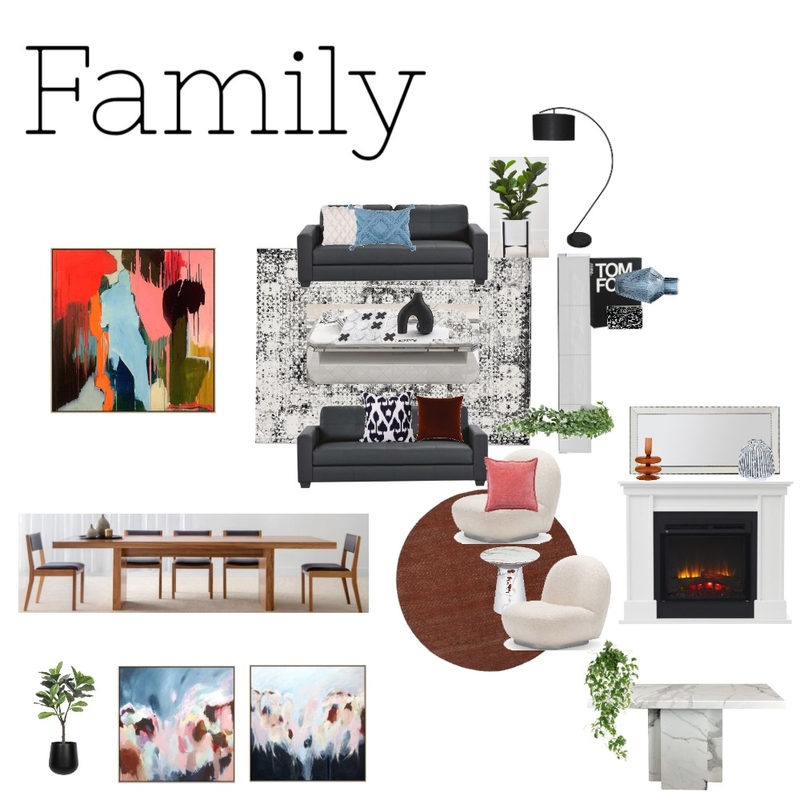 4 Parkview Cres Bundoora - Family Room Mood Board by Melissa Atwal on Style Sourcebook