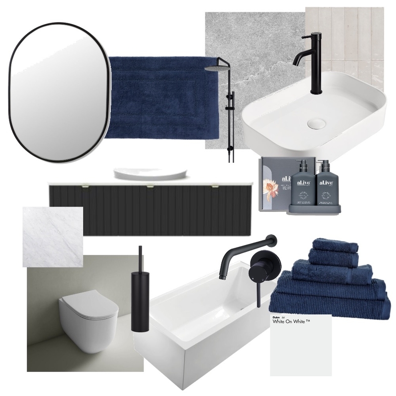 Ensuite Mood Board by L+T Drake Street on Style Sourcebook