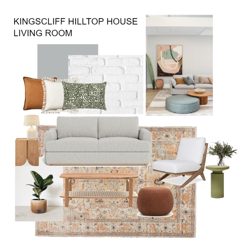 Kingscliff Hilltop House Living Room Mood Board Hendrix Rug Mood Board by hemko interiors on Style Sourcebook