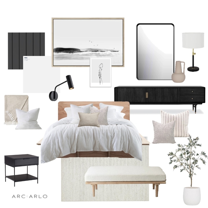 Pentlay Master Bedroom Mood Board by Arc and Arlo on Style Sourcebook