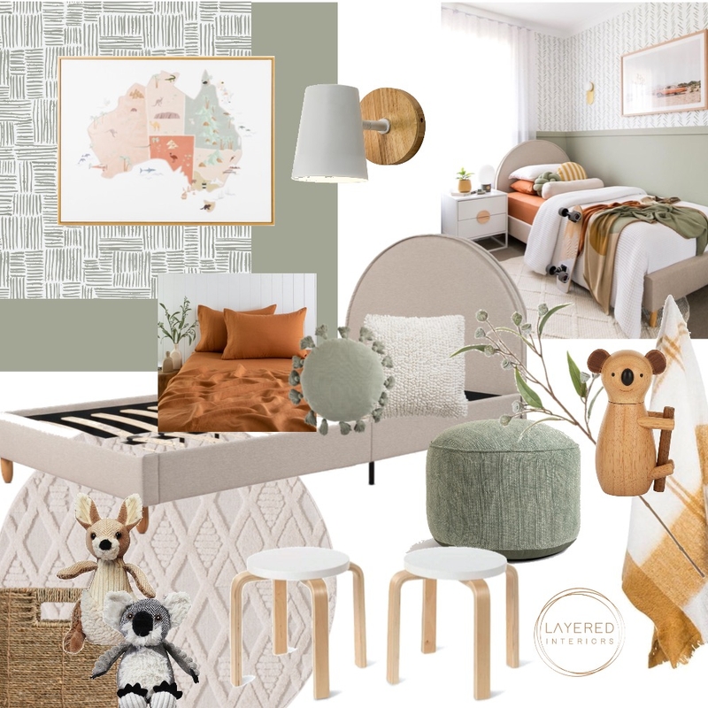 Pillow Talk Kids Bedroom Mood Board by Layered Interiors on Style Sourcebook