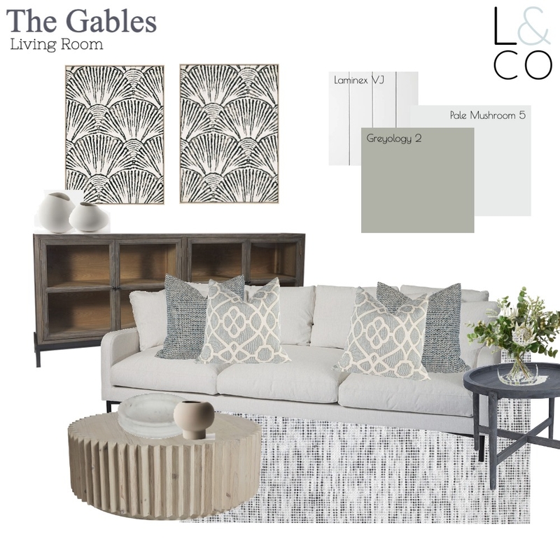 Bevnol Homes 'The Gables' Display Home Living Room Mood Board by Linden & Co Interiors on Style Sourcebook