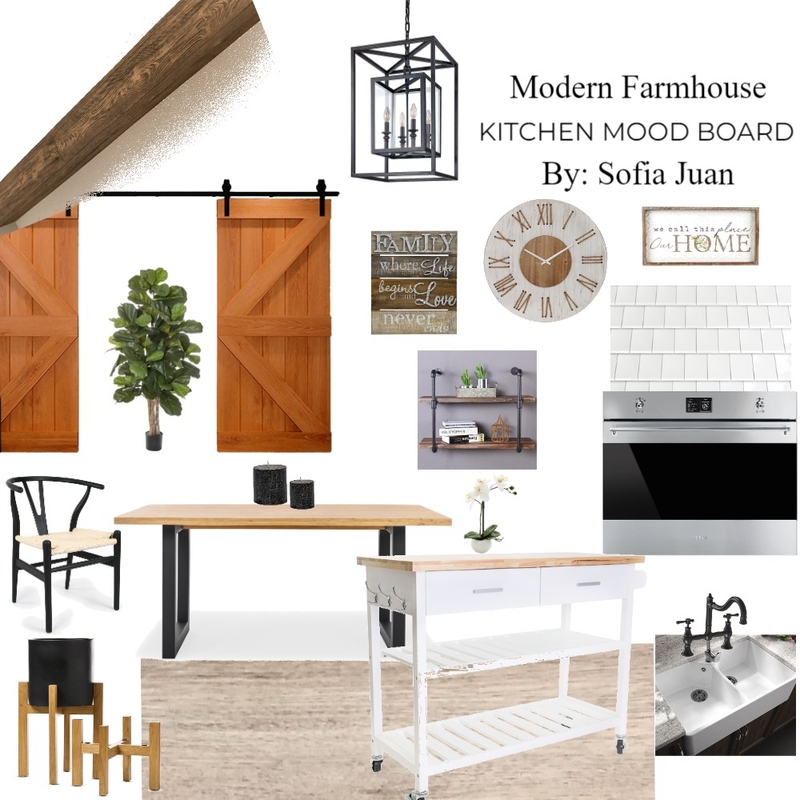 modern farmhouse kitchen Mood Board by sofiajuan on Style Sourcebook