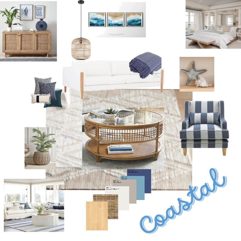 Coastal Interior Design 12 Mood Board by Daniela Visevic on Style Sourcebook