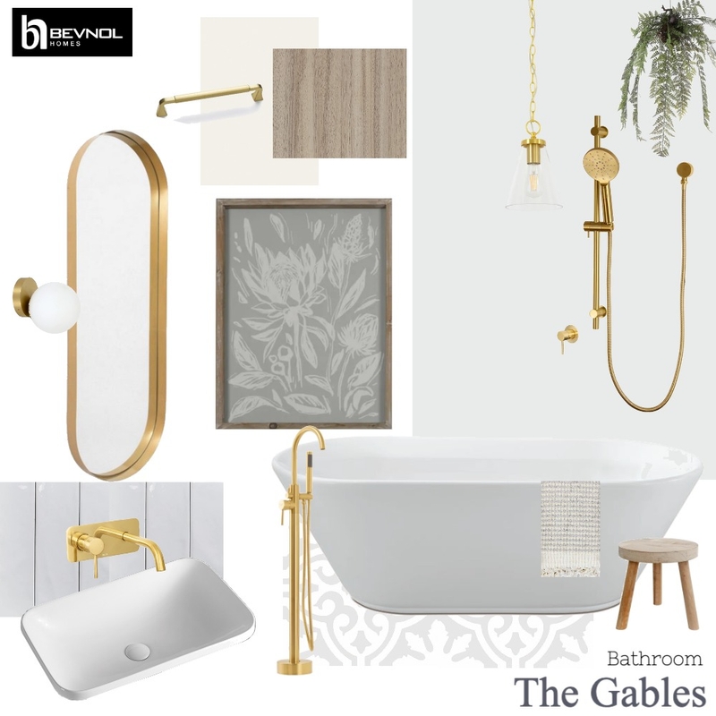 Bevnol Homes 'The Gables' Display Home Bathroom Mood Board by Linden & Co Interiors on Style Sourcebook