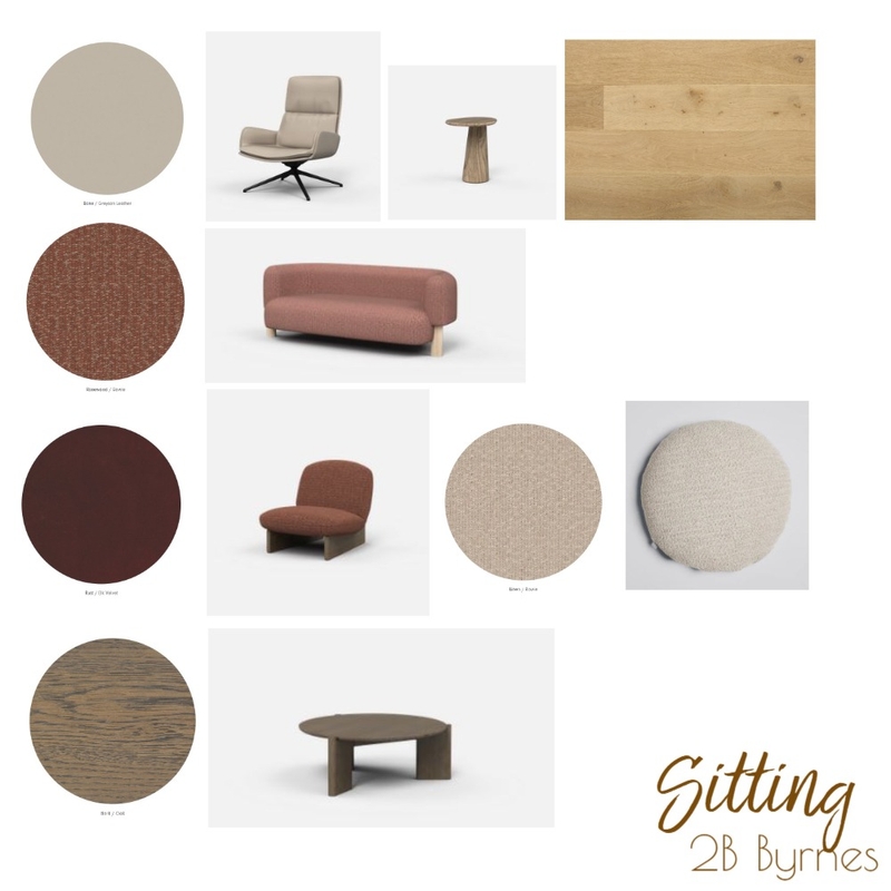 2B - Sitting Furniture Mood Board by bronteskaines on Style Sourcebook