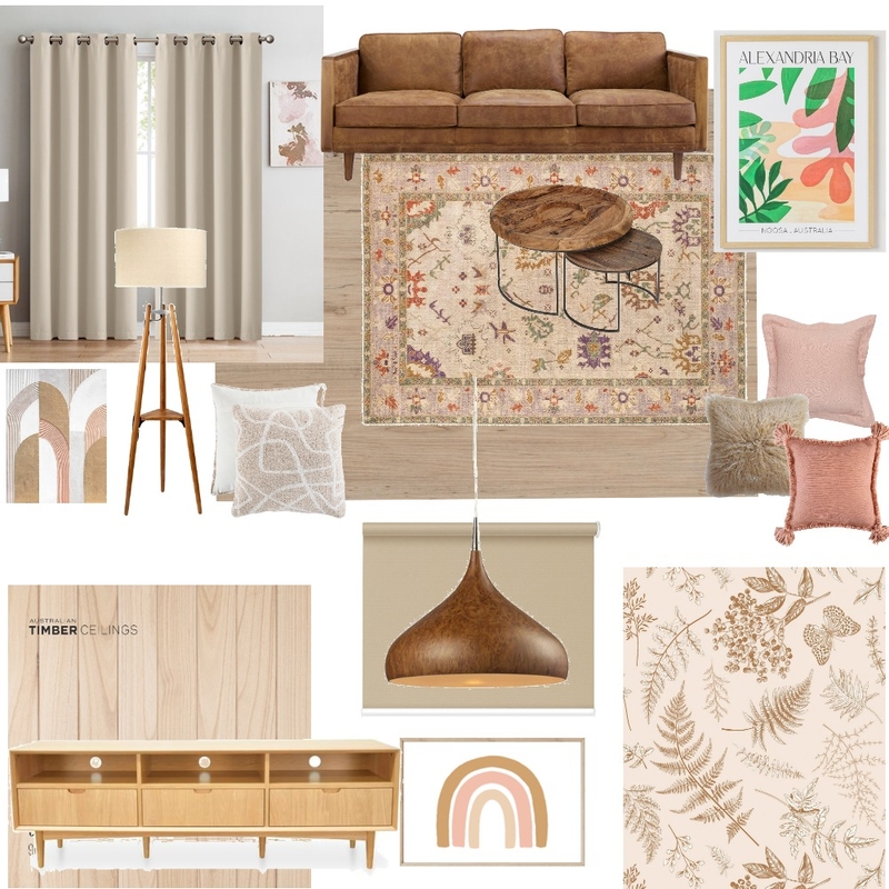 modern boho Mood Board by rabia .syed on Style Sourcebook