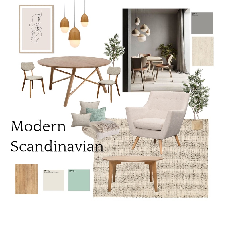 Modern scandinavian Mood Board by Robyn Chamberlain on Style Sourcebook