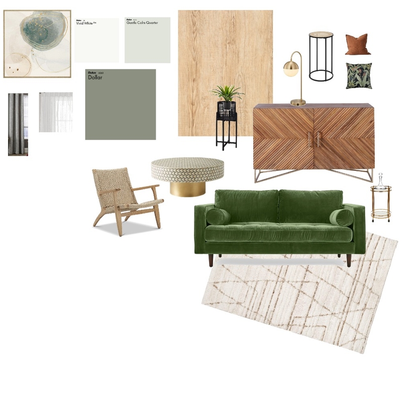 Mod 9 living Mood Board by Amanda Travers on Style Sourcebook