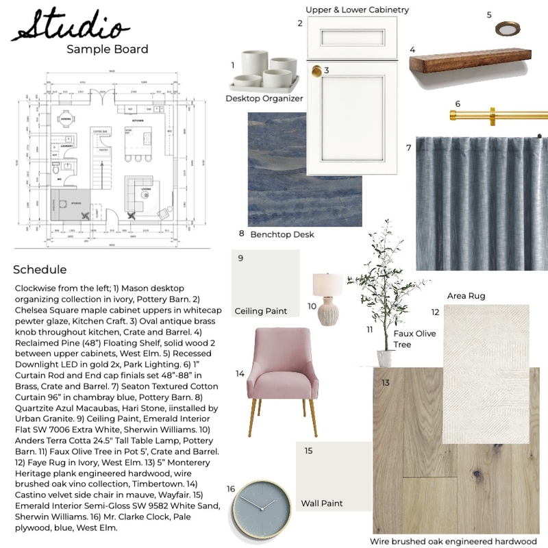 Study Mood Board by heather.quist on Style Sourcebook