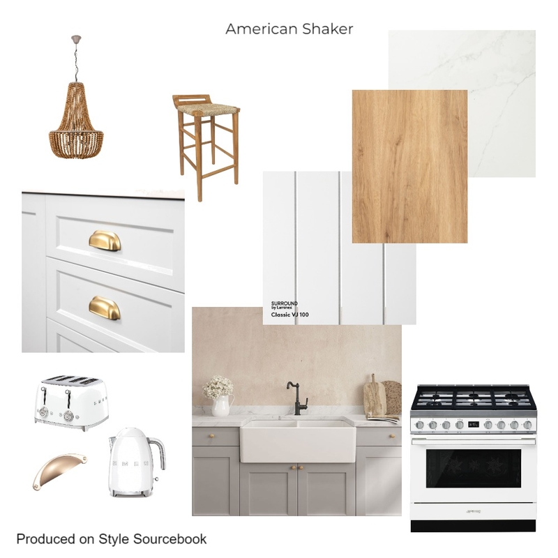 American Shaker Kitchen Mood Board by emma@chociekitchens.com.au on Style Sourcebook