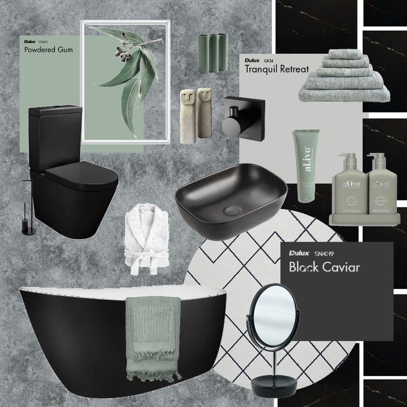 Dipped in Black Mood Board by designer dodo on Style Sourcebook