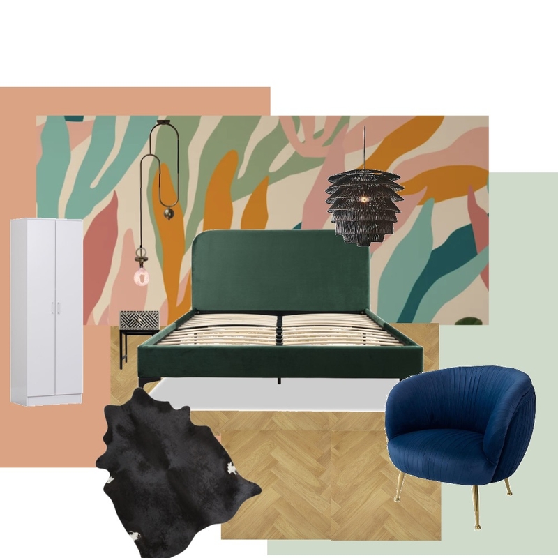 Master bedroom - terracotta-green Mood Board by ktproject8 on Style Sourcebook