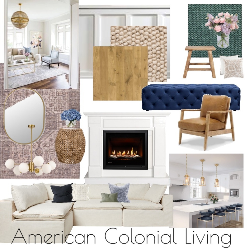 American Colonial Moodboard Mood Board by christina.mulholland on Style Sourcebook