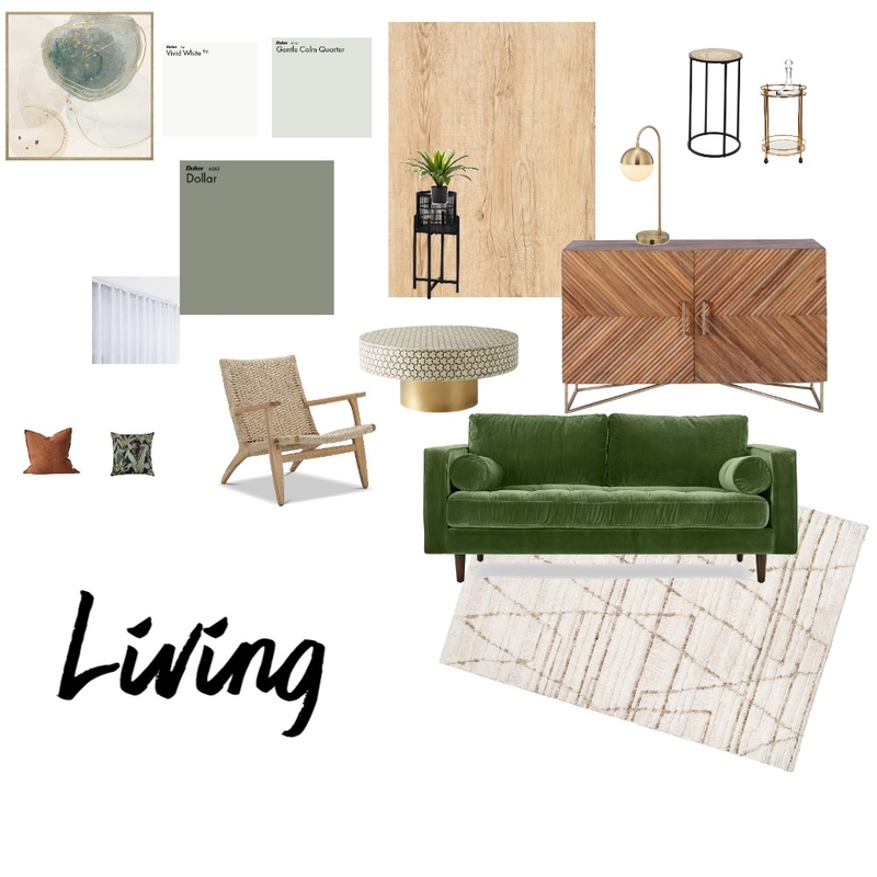 Mod 9 living Mood Board by Amanda Travers on Style Sourcebook