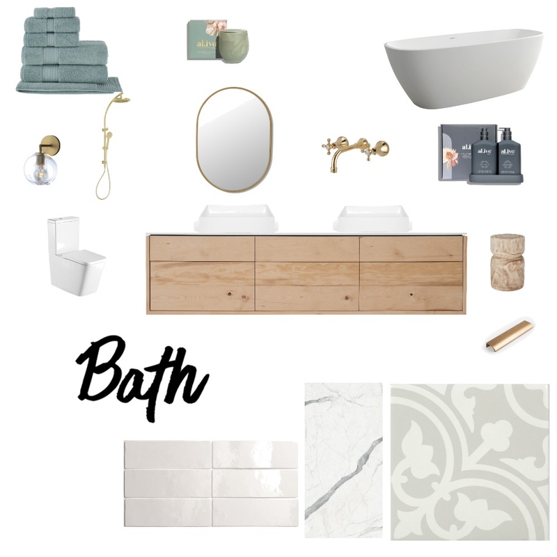 Mod 9 Bathroom Mood Board by Amanda Travers on Style Sourcebook
