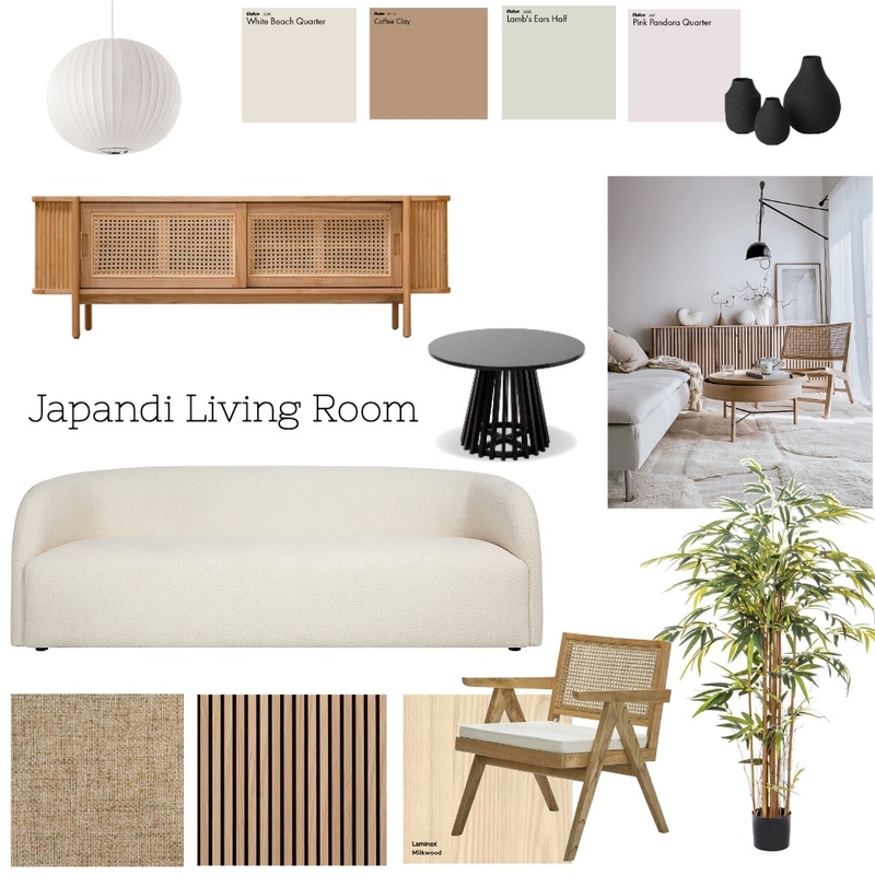 Japandi Interior Mood Board by tetianapod on Style Sourcebook