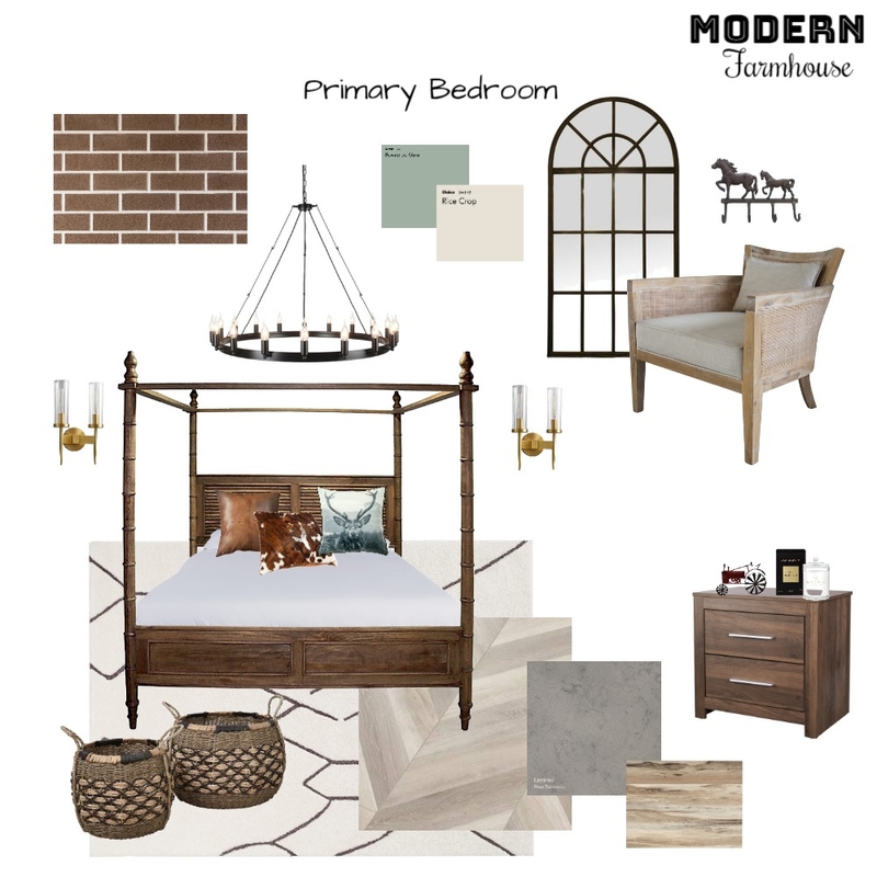 Modern Farmhouse Mood Board by Sandia Krauss on Style Sourcebook