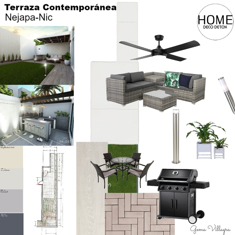 Proyecto Terraza Casa Nejapa Mood Board by GVillagra on Style Sourcebook
