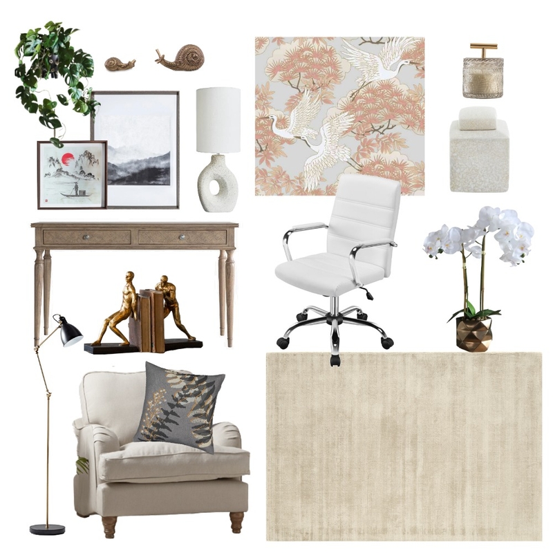 Home Office Mood Board by Cinnamon Space Designs on Style Sourcebook