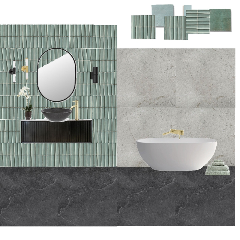 ensuit bathroom Maraetai Mood Board by Renee Interiors on Style Sourcebook