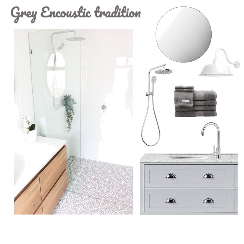 Grey Encoustic tradition Mood Board by taketwointeriors on Style Sourcebook