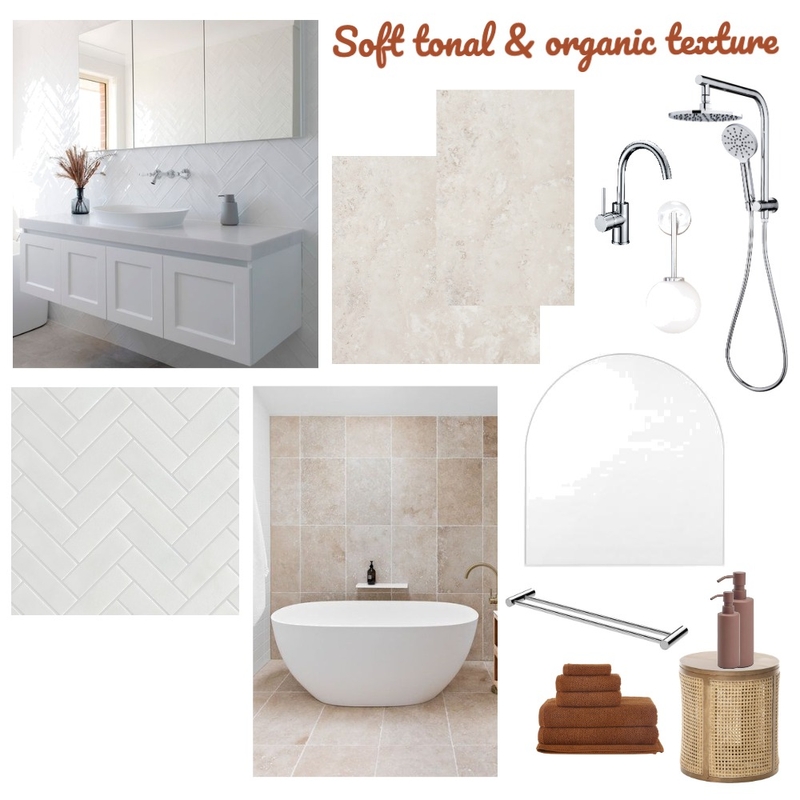 Soft Tonal and Organic texture Mood Board by taketwointeriors on Style Sourcebook