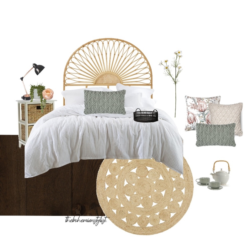 Guest Bedroom Mood Board by thebohemianstylist on Style Sourcebook