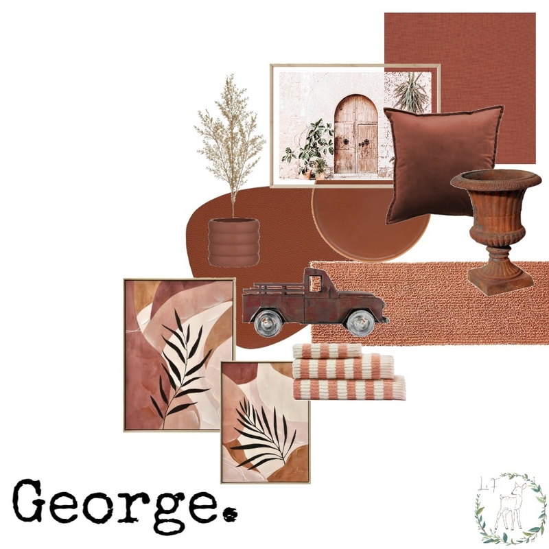 George Mood Board by Laurel and Fawne on Style Sourcebook