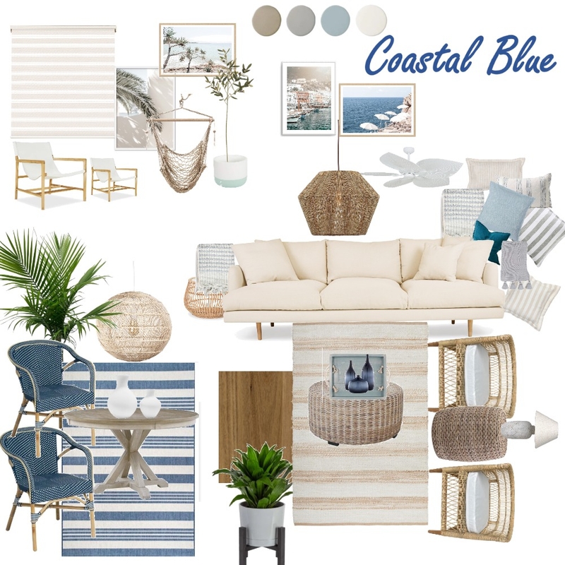 Coastal Blue Mood Board Mood Board by LisaUS on Style Sourcebook