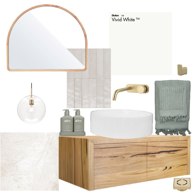 Coastal Powder Room Mood Board by alisonr on Style Sourcebook