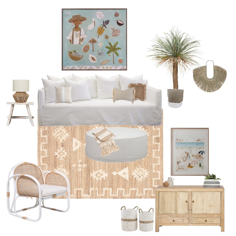 Boho Living Mood Board by Palm Island Interiors on Style Sourcebook