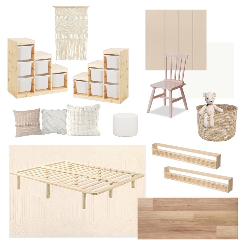 Toddler Girl Bedroom Mood Board by Joy on Style Sourcebook