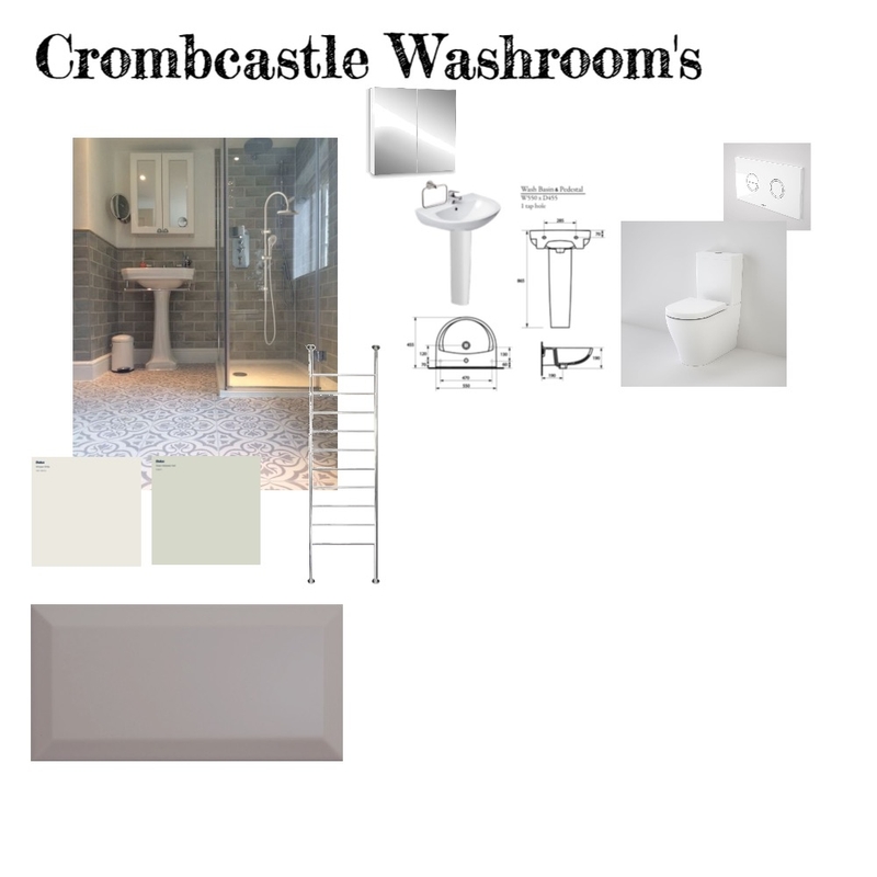 Crombcastle Farmhouse Modern Washroom Mood Board by Dogwood Properties on Style Sourcebook