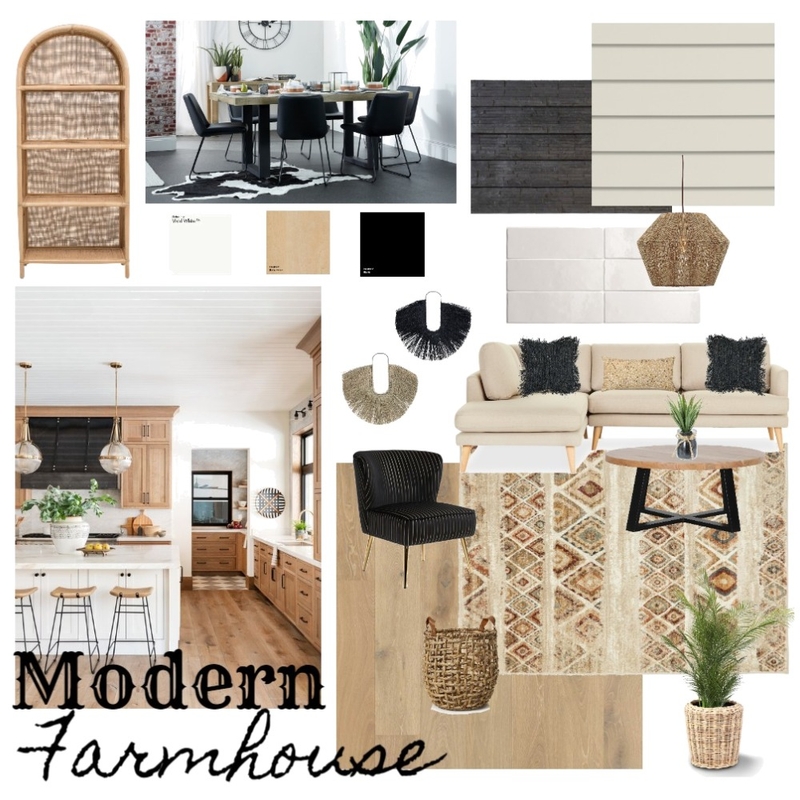 Modern Farmhouse 2 Mood Board by Rachel Troke Design on Style Sourcebook