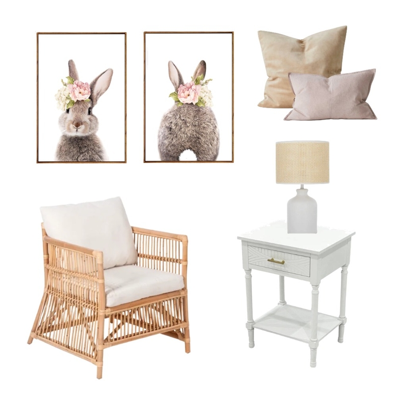 Bedroom/Nursery Mood Board by Platinum Property Styling on Style Sourcebook