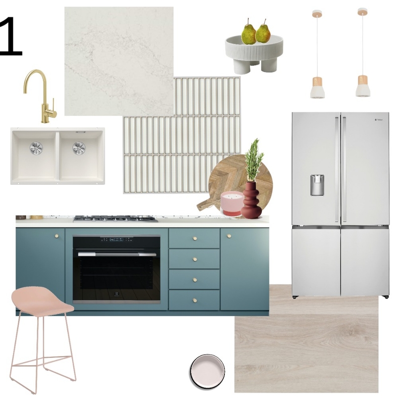 sample board kitchen Mood Board by becnancy on Style Sourcebook