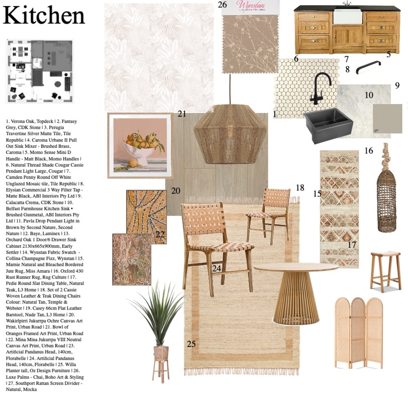 Kitchen Mood Board by Robin W Grove on Style Sourcebook